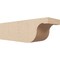 Ekena Millwork 6in. W x 6in. H x 20in. L Del Monte Woodgrain TimberThane Rafter Tail, Primed Tan RFTUR06X06X20DELRCPR - alternate 1